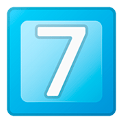 Emoji 7️⃣ Tasto: 7 su Google Android 11.0.