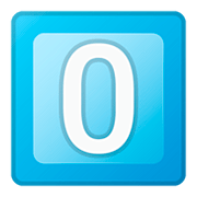 Emoji 0️⃣ Tasto: 0 su Google Android 11.0.