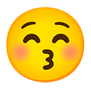 😚 Emoji Rosto Beijando Com Olhos Fechados na Google Android 11.0.