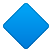 Émoji 🔷 Grand Losange Bleu sur Google Android 11.0.