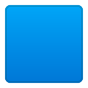 🟦 Emoji Quadrado Azul na Google Android 11.0.