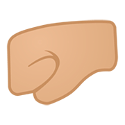 Emoji 🤛🏼 Pugno A Sinistra: Carnagione Abbastanza Chiara su Google Android 11.0.
