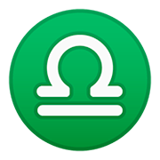 Emoji ♎ Segno Zodiacale Della Bilancia su Google Android 11.0.