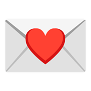 Emoji 💌 Lettera D’amore su Google Android 11.0.