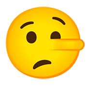 Emoji 🤥 Faccina Bugiarda su Google Android 11.0.