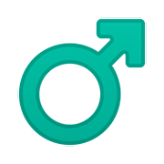 Emoji ♂️ Simbolo Genere Maschile su Google Android 11.0.