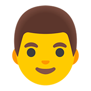 👨 Emoji Hombre en Google Android 11.0.
