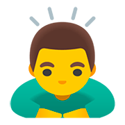 Emoji 🙇‍♂️ Uomo Che Fa Inchino Profondo su Google Android 11.0.