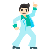 🕺🏻 Emoji Homem Dançando: Pele Clara na Google Android 11.0.