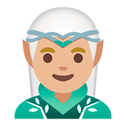 Émoji 🧝🏼‍♂️ Elfe Homme : Peau Moyennement Claire sur Google Android 11.0.