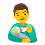 👨‍🍼 Emoji Hombre Que Alimenta Al Bebé en Google Android 11.0.
