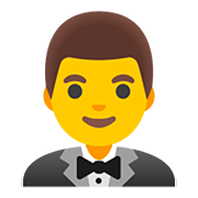 🤵‍♂️ Emoji Hombre Con Esmoquin en Google Android 11.0.