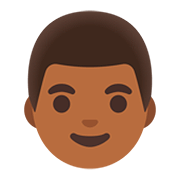 Émoji 👨🏾 Homme : Peau Mate sur Google Android 11.0.