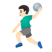 🤾🏻‍♂️ Emoji Hombre Jugando Al Balonmano: Tono De Piel Claro en Google Android 11.0.