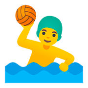 Emoji 🤽‍♂️ Pallanuotista Uomo su Google Android 11.0.