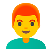 👨‍🦰 Emoji Hombre: Pelo Pelirrojo en Google Android 11.0.