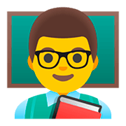 Emoji 👨‍🏫 Professore su Google Android 11.0.