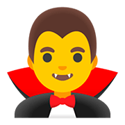 🧛‍♂️ Emoji männlicher Vampir Google Android 11.0.