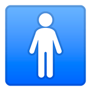 Emoji 🚹 Simbolo Del Bagno Degli Uomini su Google Android 11.0.