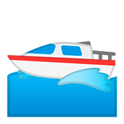 Emoji 🛥️ Barca A Motore su Google Android 11.0.