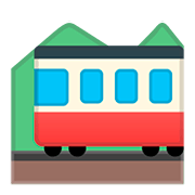 Émoji 🚞 Train De Montagne sur Google Android 11.0.