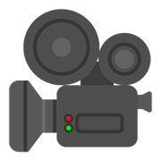 Émoji 🎥 Caméra sur Google Android 11.0.
