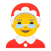 Émoji 🤶 Mère Noël sur Google Android 11.0.