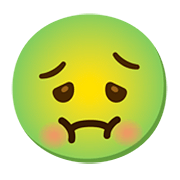 🤢 Emoji Rosto Nauseado na Google Android 11.0.