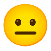😐 Emoji Cara Neutral en Google Android 11.0.