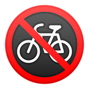 Émoji 🚳 Vélos Interdits sur Google Android 11.0.
