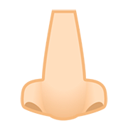 Emoji 👃🏻 Naso: Carnagione Chiara su Google Android 11.0.