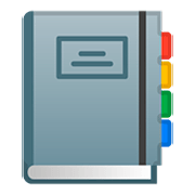 Emoji 📔 Quaderno Con Copertina Decorata su Google Android 11.0.