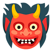 👹 Emoji Demonio Japonés Oni en Google Android 11.0.