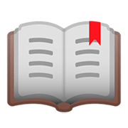 Emoji 📖 Libro Aperto su Google Android 11.0.
