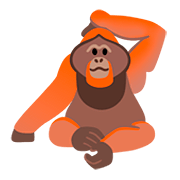 Emoji 🦧 Orangotango su Google Android 11.0.