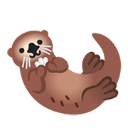 🦦 Emoji Otter Google Android 11.0.