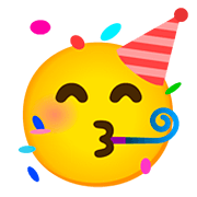 Emoji 🥳 Faccina Che Festeggia su Google Android 11.0.