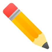 Émoji ✏️ Crayon sur Google Android 11.0.