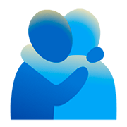 Emoji 🫂 Persone Che Si Abbracciano su Google Android 11.0.