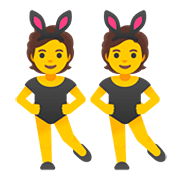 👯 Emoji Personas Con Orejas De Conejo en Google Android 11.0.