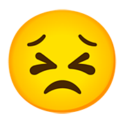 😣 Emoji Cara Desesperada en Google Android 11.0.