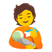 Émoji 🧑‍🍼 Personne Allaitant Un Bébé sur Google Android 11.0.