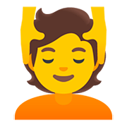 Emoji 💆 Persona Che Riceve Un Massaggio su Google Android 11.0.