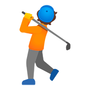 Emoji 🏌️ Persona Che Gioca A Golf su Google Android 11.0.