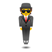 Emoji 🕴️ Uomo Con Completo Che Levita su Google Android 11.0.