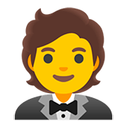 🤵 Emoji Persona Con Esmoquin en Google Android 11.0.