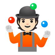 🤹🏻 Emoji Malabarista: Pele Clara na Google Android 11.0.