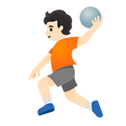 🤾🏻 Emoji Handballspieler(in): helle Hautfarbe Google Android 11.0.