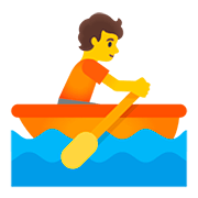 Émoji 🚣 Personne Ramant Dans Une Barque sur Google Android 11.0.