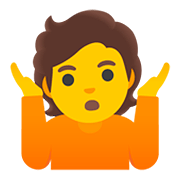 Emoji 🤷 Persona Che Scrolla Le Spalle su Google Android 11.0.